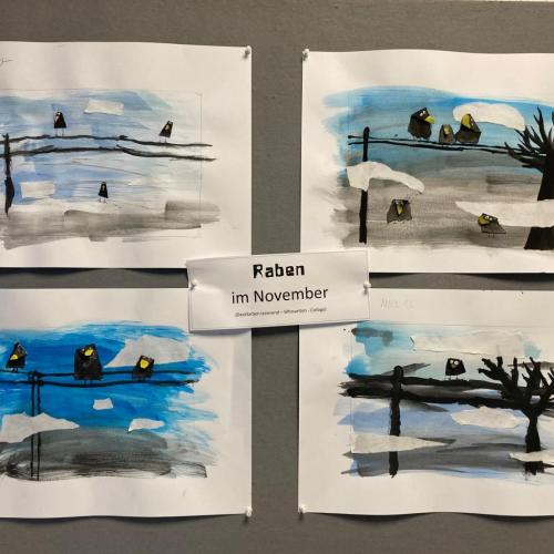 Raben im November 1