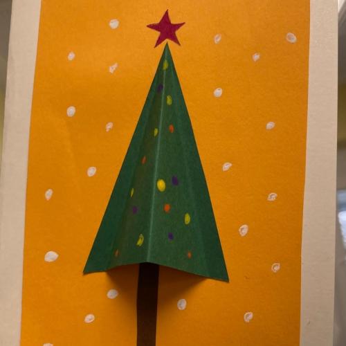 selbstgebastelte Weihnachtskarten