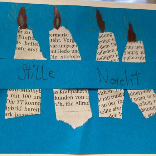 selbstgebastelte Weihnachtskarten