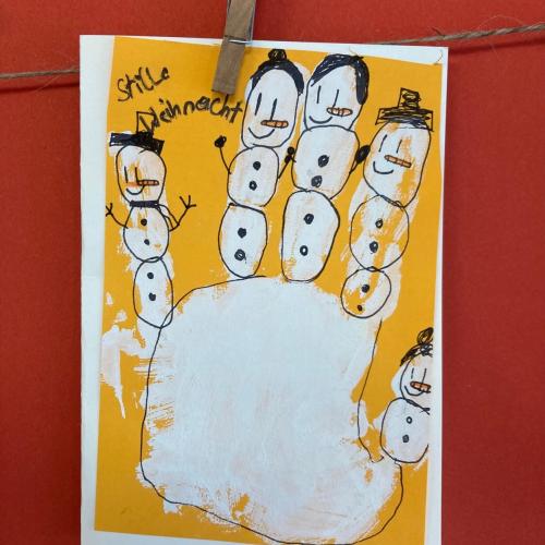 selbstgebastelte Weihnachtskarten
