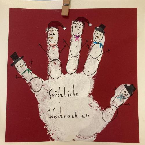 selbstgebastelte Weihnachtskarten