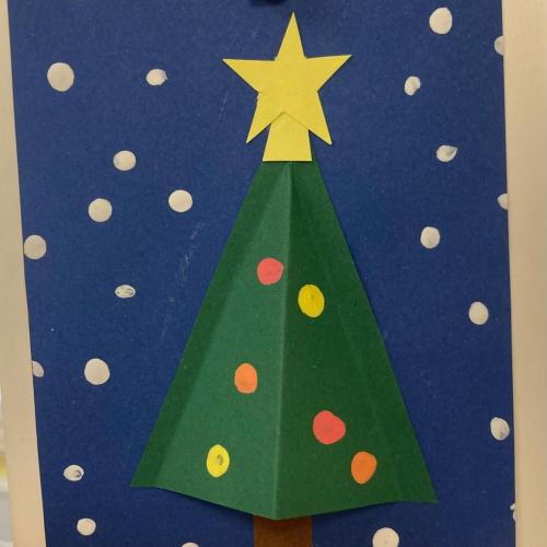 selbstgebastelte Weihnachtskarten