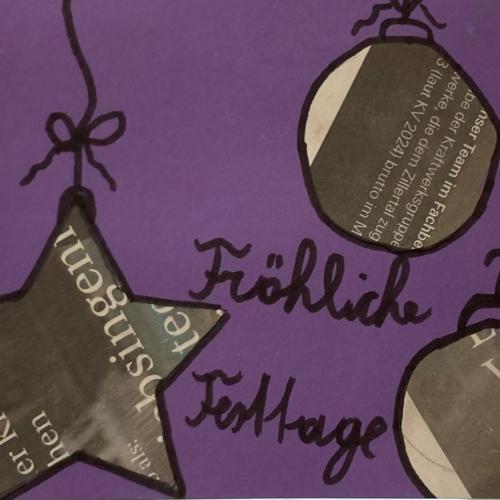 selbstgebastelte Weihnachtskarten