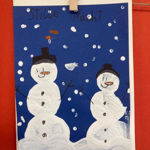 selbstgebastelte Weihnachtskarten