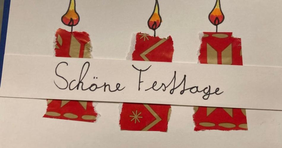 selbstgebastelte Weihnachtskarten